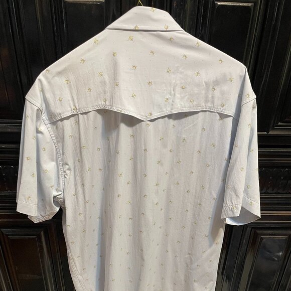 Poncho Mens Light Blue Short Sleeve Mens M - Picture 4 of 4